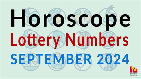 horoscope lottery numbers